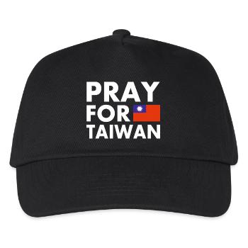 Pray for taiwan - Kids’ Baseball Cap - black - Front