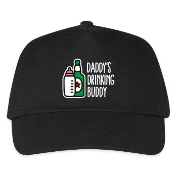 Father Son Baby Birth Best Friends Bottle milk - Kids’ Baseball Cap - black - Front