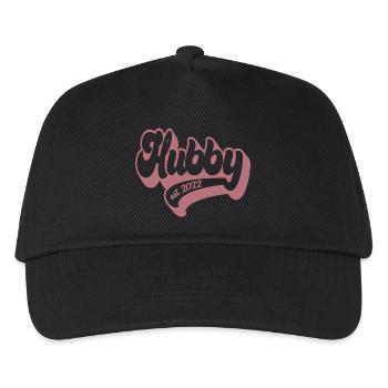 Hubby Est. 2022 - Future Husband, Engagement Party - Kids’ Baseball Cap - black - Front