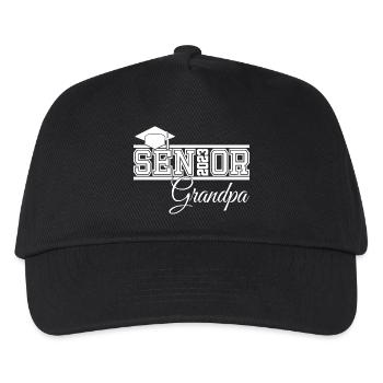 Senior 2023 Opa stolzer Opa von Absolventen - Kinder Basecap - Schwarz - Vorne