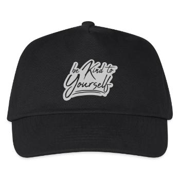 be kind to yourself - Kids’ Baseball Cap - black - Front