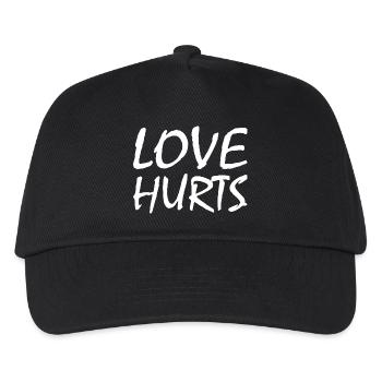 Love hurts - Kids’ Baseball Cap - black - Front