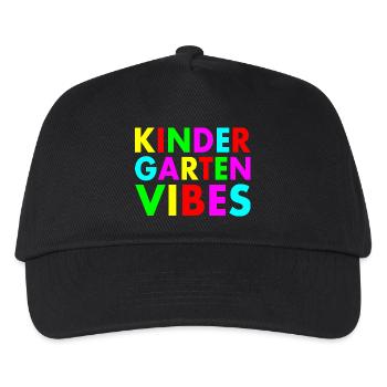 kindergarten vibes - Kinder Basecap - Schwarz - Vorne