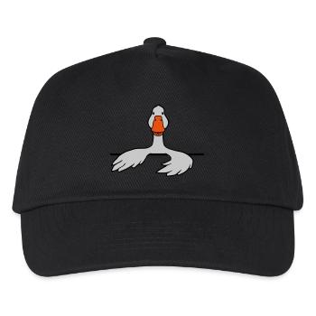 Behind Wall Gans Comic - Kids’ Baseball Cap - black - Front