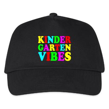 kindergarten vibes - Kinder Basecap - Schwarz - Vorne
