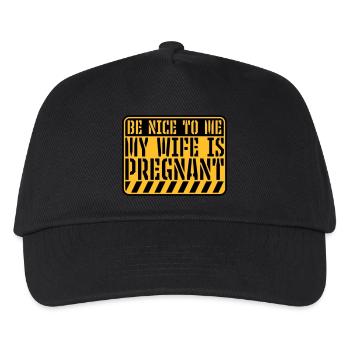 ma femme est enceinte - Casquette de baseball Enfant - noir - Devant