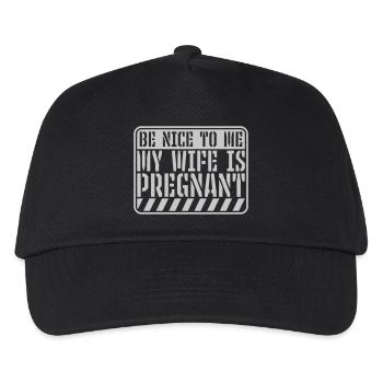 ma femme est enceinte - Casquette de baseball Enfant - noir - Devant