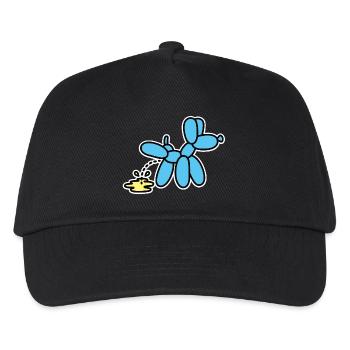 Balloon Artist Funny Balloon Animal Peeing Dog - Kids’ Baseball Cap - black - Front