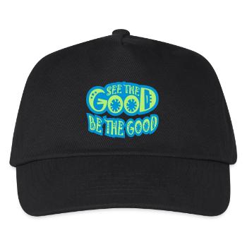 be the good Zitat - Kinder Basecap - Schwarz - Vorne
