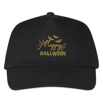 Halloween gruselige Hexe Horror Geist Monster - Kinder Basecap - Schwarz - Vorne