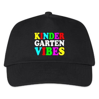 kindergarten vibes - Kinder Basecap - Schwarz - Vorne