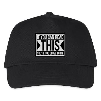 trop près de moi - Casquette de baseball Enfant - noir - Devant