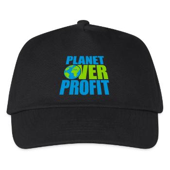 Planète sur le devis de profit - Casquette de baseball Enfant - noir - Devant