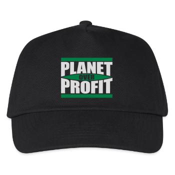 Planète sur le devis de profit - Casquette de baseball Enfant - noir - Devant