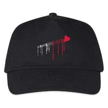 mr steal your heart - Kids’ Baseball Cap - black - Front