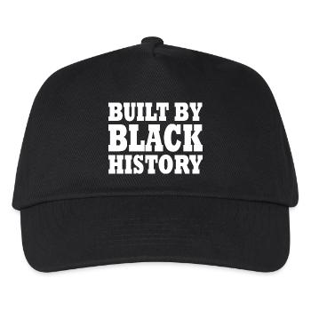 Built by black history - Kinder Basecap - Schwarz - Vorne