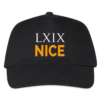 LXIX auf Latein - Kinder Basecap - Schwarz - Vorne