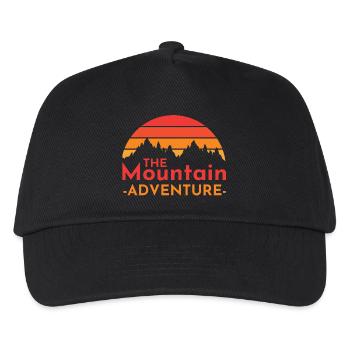 The mountain adventure - Kids’ Baseball Cap - black - Front