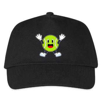 Tennis Ball Tennis - Kids’ Baseball Cap - black - Front