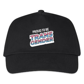 Pride Month - Proud To Be Transgender - Kids’ Baseball Cap - black - Front