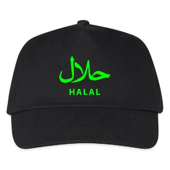 Halal حلال - Kinder Basecap - Schwarz - Vorne