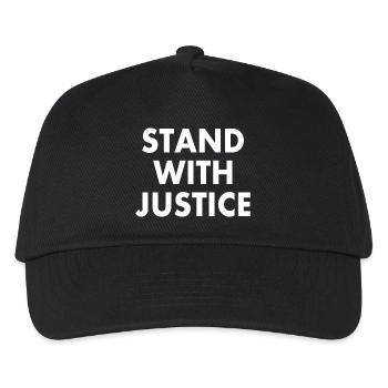 Stand with justice - Kids’ Baseball Cap - black - Front