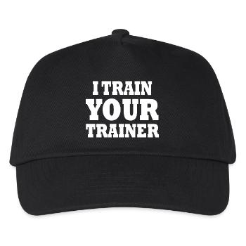 I train your trainer - Casquette de baseball Enfant - noir - Devant