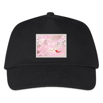 Koi Harmony : Une floraison du Nouvel An 2024 Koi - Casquette de baseball Enfant - noir - Devant