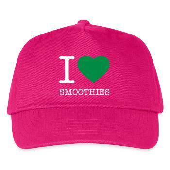 I LOVE SMOOTHIES - Kids’ Baseball Cap - fuchsia - Front