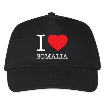 I LOVE SOMALIA - Kinder Basecap - Schwarz - Vorne