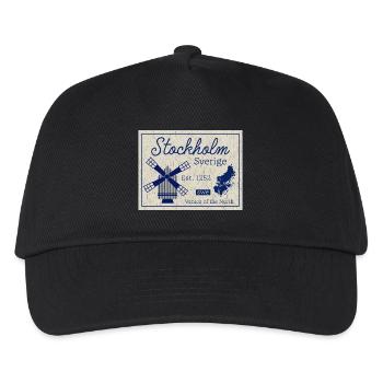 Stockholm Windmill Heritage - Kinder Basecap - Schwarz - Vorne