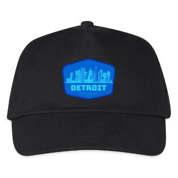 Detroit Skyline - Kids’ Baseball Cap - black - Front