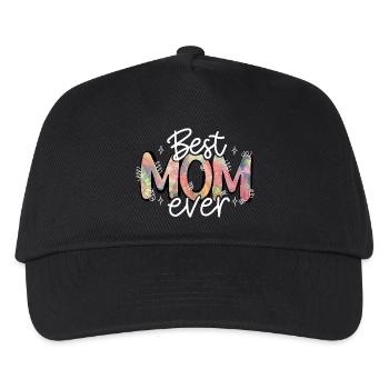 Gift Mother's Day Love Mom Best Mum Ever - Kids’ Baseball Cap - black - Front