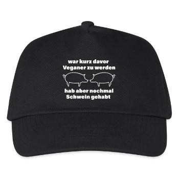 PIG - Kids’ Baseball Cap - black - Front