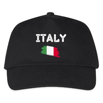 Italy Italian Flag - Kids’ Baseball Cap - black - Front