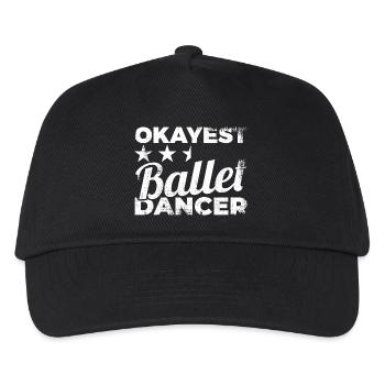 Okayest Danseur de ballet - Casquette de baseball Enfant - noir - Devant