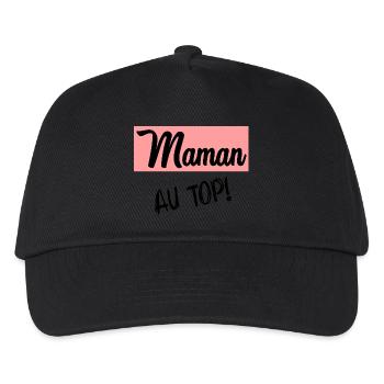 MOM. MOTHER'S DAY - Kids’ Baseball Cap - black - Front