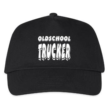 Trucker - Kinder Basecap - Schwarz - Vorne