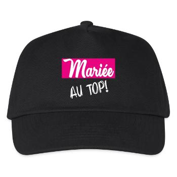 HOCHZEIT - Kinder Basecap - Schwarz - Vorne