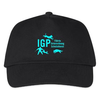 IGP Hundesport - türkis - Kinder Basecap - Schwarz - Vorne