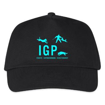 IGP Hundesport - Türkis - Kinder Basecap - Schwarz - Vorne