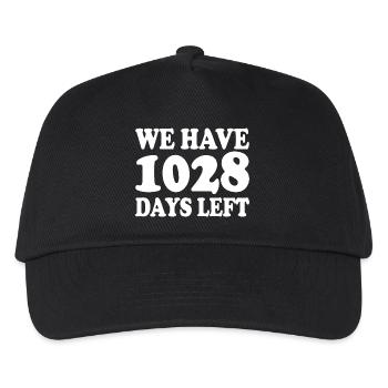 Il nous reste 1028 jours - Casquette de baseball Enfant - noir - Devant