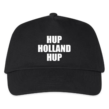 Hup holland hup - Kinder Basecap - Schwarz - Vorne