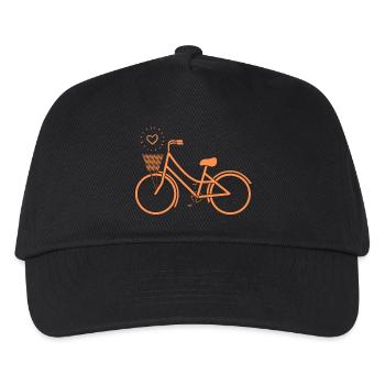 Retro Bike - Kids’ Baseball Cap - black - Front