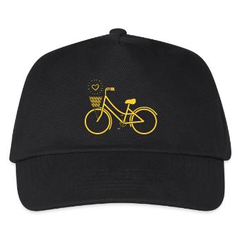 Retro Bike - Kids’ Baseball Cap - black - Front