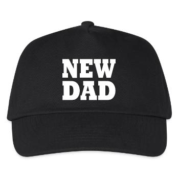 New dad - Casquette de baseball Enfant - noir - Devant