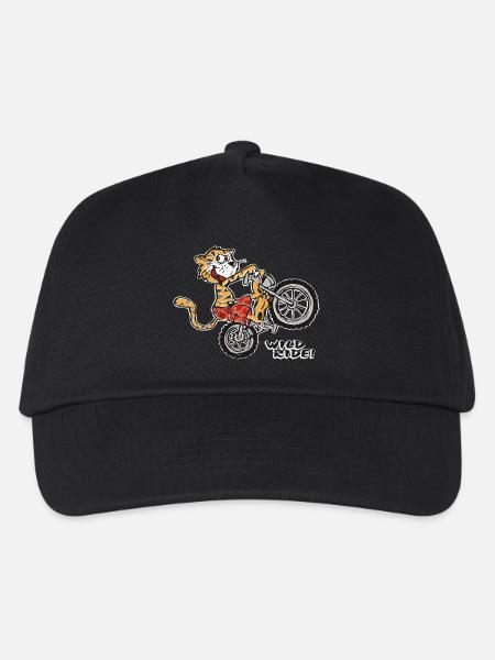 Wild Ride Tiger - Kinder Basecap - Schwarz