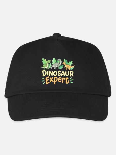 Dinosaurierliebhaber Dinosaurierexperte - Kinder Basecap - Schwarz