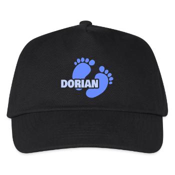Naissance Dorian - Casquette de baseball Enfant - noir - Devant