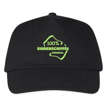 Skippers de navigation intérieure - Casquette de baseball Enfant - noir - Devant